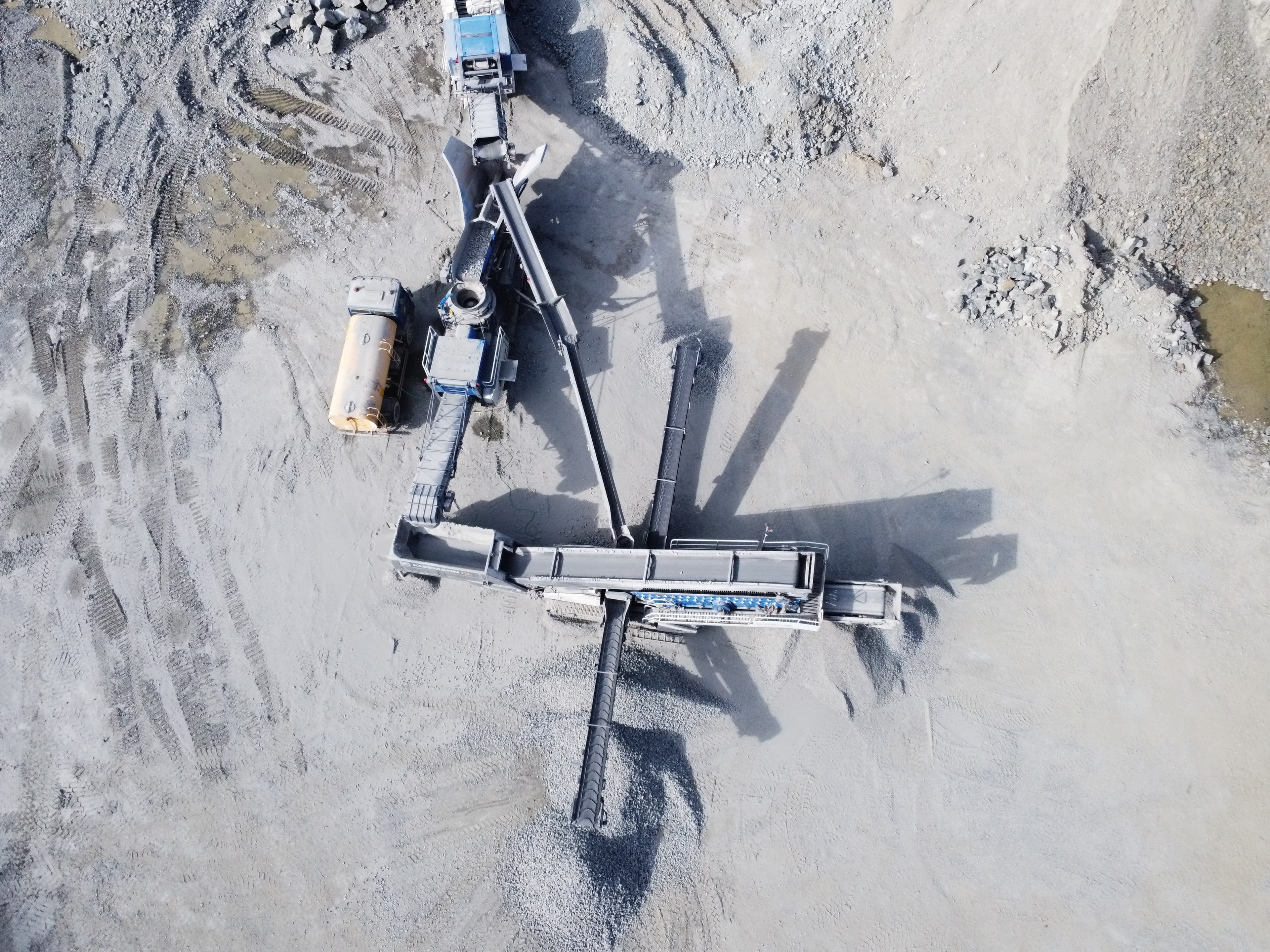 Střecha panelového domu - snímek